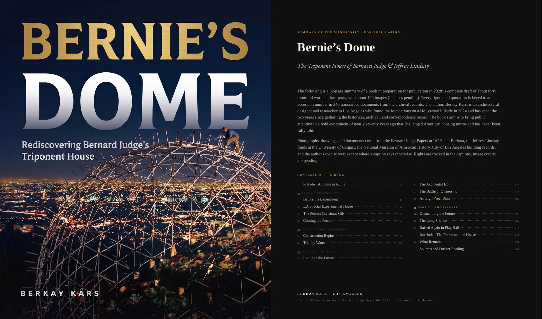 The cover of Bernie’s Dome